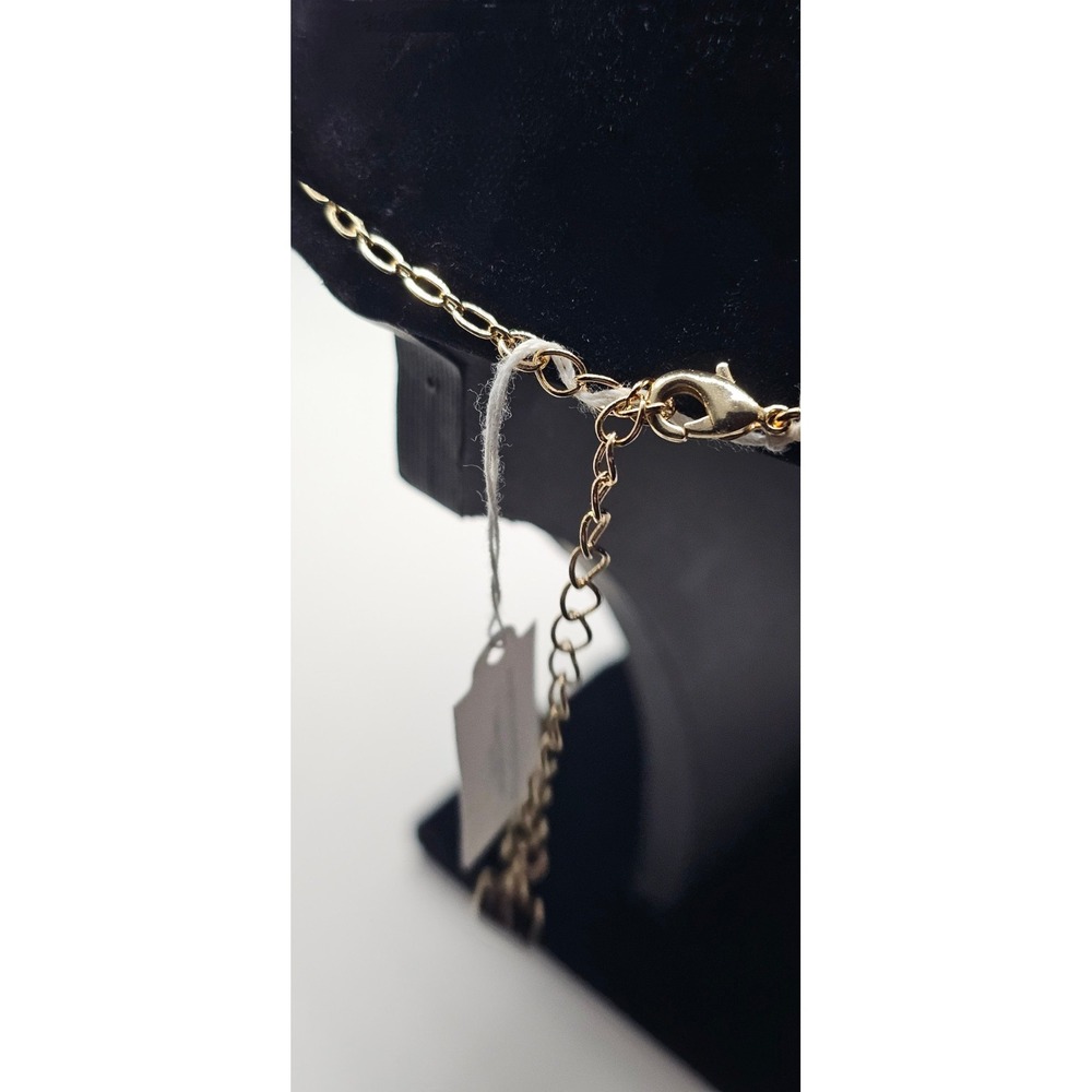 Park Lane Jewelry JAGUAR Goldtone Pendant Necklace W/ Crystal Accent 22" +3" - Picture 6 of 13